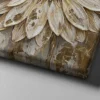 06_Canvas Mock-up 2_right corner_perspective view_compressed Neutral Sunflower Canvas Wall Art – Elegant Gold Botanical Matte Canvas for Modern Homes