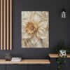 10400759663182957726_2048.jpeg Neutral Daffodil Canvas Wall Art, Elegant Botanical Floral Matte Stretched Canvas Print