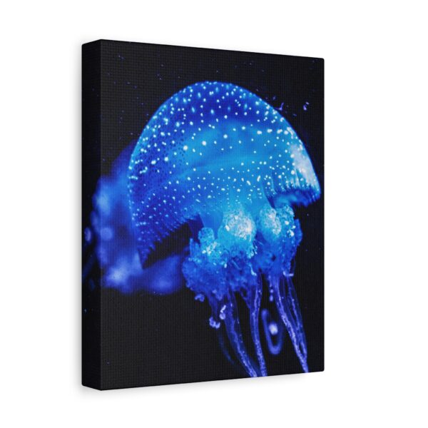 10485120542279101434_2048.jpeg Glowing Blue Jellyfish Canvas Wall Art for Coastal Modern Ocean Home Décor