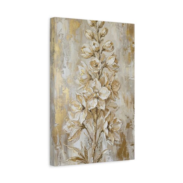 10917019623331940407_2048.jpeg Neutral Wildflower Canvas Wall Art – Elegant Beige Botanical Matte Canvas Print