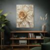 14888527432358449452_2048.jpeg Neutral Daffodil Canvas Wall Art, Elegant Botanical Floral Matte Stretched Canvas Print