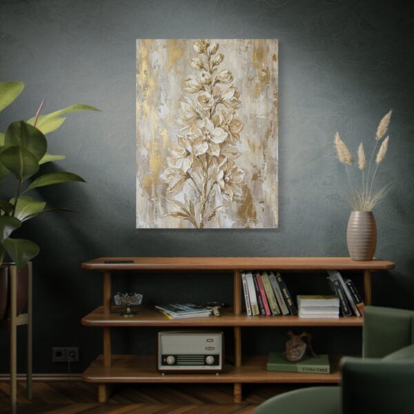 15017283339583953752_2048.jpeg Neutral Wildflower Canvas Wall Art – Elegant Beige Botanical Matte Canvas Print