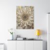 15522304121562931187_2048.jpeg Neutral Sunflower Canvas Wall Art – Elegant Gold Botanical Matte Canvas for Modern Homes