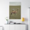 16218502412390838567_2048.jpeg Funny Camel Canvas Wall Art with Tea Tray | Whimsical Desert Matte Canvas Print