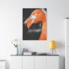 16874415979767556009_2048.jpeg Vibrant Flamingo Portrait Matte Canvas Wall Art