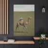 1715602108274820047_2048.jpeg Funny Camel Canvas Wall Art with Tea Tray | Whimsical Desert Matte Canvas Print