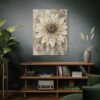 3338046637701439567_2048.jpeg Neutral Daisy Canvas Wall Art – Luxury Beige Botanical Matte Canvas for Contemporary Décor