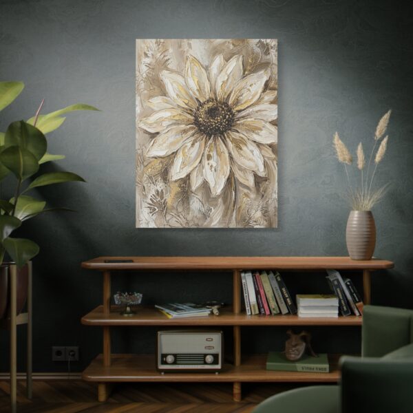 3338046637701439567_2048.jpeg Neutral Daisy Canvas Wall Art – Luxury Beige Botanical Matte Canvas for Contemporary Décor