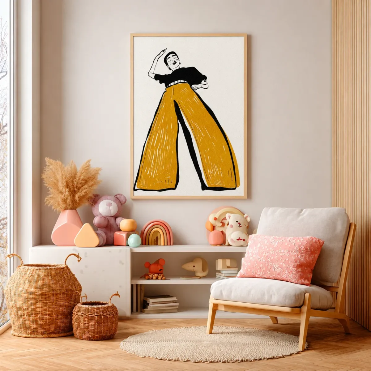 Minimalist Fashion Framed Prints | Modern Female painting on Premium Matte Paper