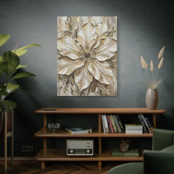 4312269392551533309_2048.jpeg Neutral Magnolia Canvas Wall Art – Elegant Beige Botanical Matte Canvas for Modern Homes