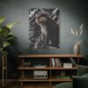 4598707317045604139_2048.jpeg Monkey Canvas Wall Art – Elegant Wildlife Primate Portrait Matte Canvas Decor