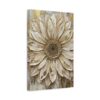 5570536653929115634_2048.jpeg Neutral Sunflower Canvas Wall Art – Elegant Gold Botanical Matte Canvas for Modern Homes