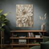 6518537688447059950_2048.jpeg White Floral Canvas Wall Art – Elegant Neutral Botanical Matte Canvas Wall Decor