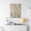 6671516543572403581_2048.jpeg Neutral Wildflower Canvas Wall Art – Elegant Beige Botanical Matte Canvas Print