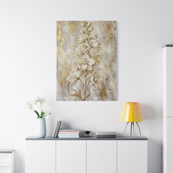 6671516543572403581_2048.jpeg Neutral Wildflower Canvas Wall Art – Elegant Beige Botanical Matte Canvas Print
