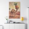 7149360835328842626_2048.jpeg Funny Camel Canvas Wall Art with Cactus Planter | Whimsical Desert Animal Canvas Print