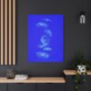 7775483241405391167_2048.jpeg Blue Jellyfish Canvas Wall Art – Modern Ocean Marine Life Matte Stretched Canvas Decor