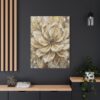 8149870618325278533_2048.jpeg Gold Floral Canvas Wall Art – Luxury Neutral Botanical Matte Canvas for Elegant Interiors