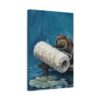 9674053955173540491_2048.jpeg Funny Beaver Canvas Wall Art with Giant Paint Roller | Whimsical Woodland Matte Canvas Print