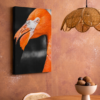 ChatGPT Image Jul 13, 2026, 08_38_10 PM Vibrant Flamingo Portrait Matte Canvas Wall Art