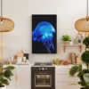 ChatGPT Image Jul 13, 2026, 10_14_40 PM_compressed Glowing Blue Jellyfish Canvas Wall Art for Coastal Modern Ocean Home Décor