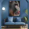 ChatGPT Image Jul 13, 2026, 10_49_45 PM_compressed Mandrill Canvas Wall Art – Modern Primate Wildlife Portrait Matte Canvas Decor