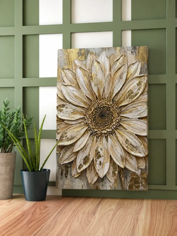 ChatGPT Image Jul 14, 2026, 06_16_01 PM_compressed Neutral Sunflower Canvas Wall Art – Elegant Gold Botanical Matte Canvas for Modern Homes