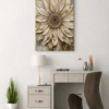 ChatGPT Image Jul 14, 2026, 06_16_26 PM_compressed Neutral Sunflower Canvas Wall Art – Elegant Gold Botanical Matte Canvas for Modern Homes