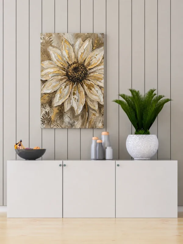 ChatGPT Image Jul 14, 2026, 06_29_05 PM_compressed Neutral Daisy Canvas Wall Art – Luxury Beige Botanical Matte Canvas for Contemporary Décor