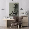 ChatGPT Image Jul 16, 2026, 01_51_14 PM_compressed Funny Black Cat Canvas Wall Art with Vintage Key | Whimsical Matte Canvas Print