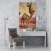 ChatGPT Image Jul 16, 2026, 02_05_11 PM_compressed Funny Camel Canvas Wall Art with Cactus Planter | Whimsical Desert Animal Canvas Print