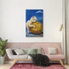 ChatGPT Image Jul 16, 2026, 11_39_07 AM_compressed Cute Alpaca Hugging Yarn Canvas Wall Art, Whimsical Farmhouse Animal Matte Canvas Print