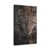 matte-canvas-stretched-125 (1)_compressed Leopard Canvas Wall Art – Majestic Wildlife Animal Portrait Matte Canvas Print