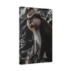 matte-canvas-stretched-125 (1)_compressed Monkey Canvas Wall Art – Elegant Wildlife Primate Portrait Matte Canvas Decor