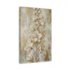 matte-canvas-stretched-125 (1)_compressed Neutral Wildflower Canvas Wall Art – Elegant Beige Botanical Matte Canvas Print