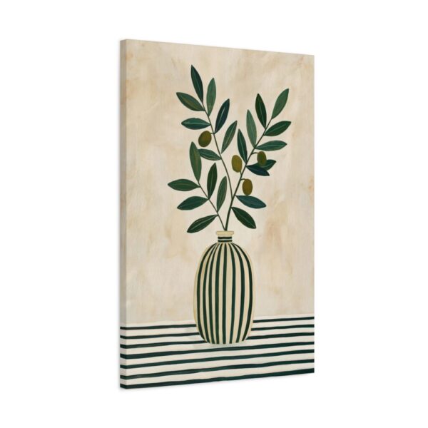 Olive Branch Botanical Wall Art – Premium Matte Canvas for Modern Interiors