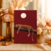 30. (3) Leopard Under Moon Wall Art — Premium Matte Canvas Night Wildlife Artwork