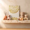 Gold Fingerprint Abstract Wall Art, Premium Matte Canvas for Modern Minimalist Decor