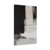 Black White Abstract Wall Art, Minimalist Contemporary Premium Matte Canvas
