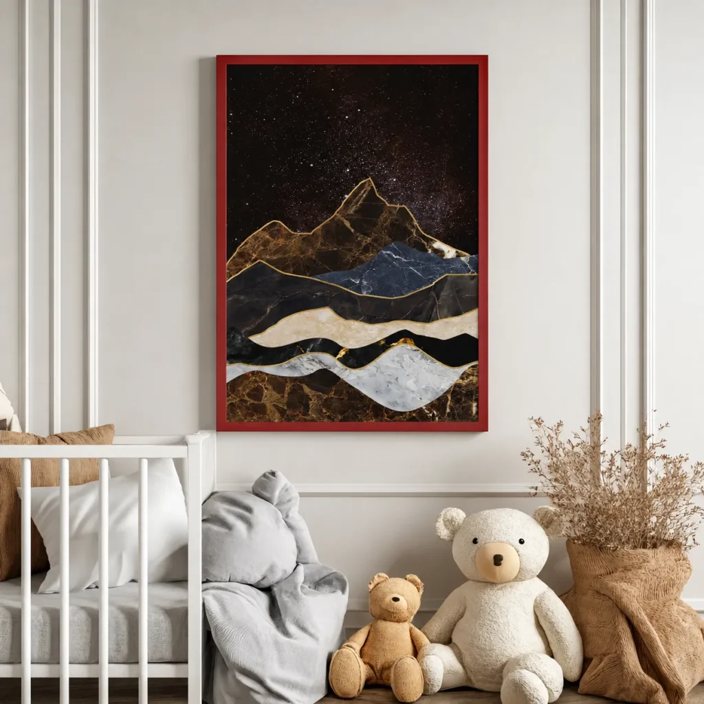 ChatGPT Image Aug 17, 2026, 11_37_39 PM_compressed Celestial Marble Mountain Wall Art – Premium Matte Paper Multi-Color Framed Print