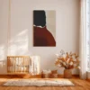 Torn Horizons Modern Abstract Wall Art – Premium Matte Stretched Canvas