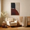 Torn Horizons Modern Abstract Wall Art – Premium Matte Framed Canvas Decor