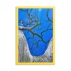 Blue Sky Tree Framed Print, Premium Matte Paper & Multi-Color Frame Nature Decor
