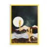 Celestial Desert Landscape Wall Art – Premium Matte Paper Multi-Color Framed