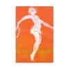 Roland Garros 1990 Tennis Art Canvas - Abstract Figure Canvas Wall Art