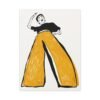 Minimalist Fashion Canvas Wall Art | Modern Female Illustration Matte Canvas Decor