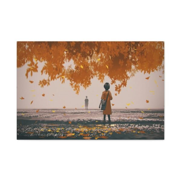 Autumn Farewell – Autumn Landscape Wall Art, Premium Matte Canvas for Modern Interiors