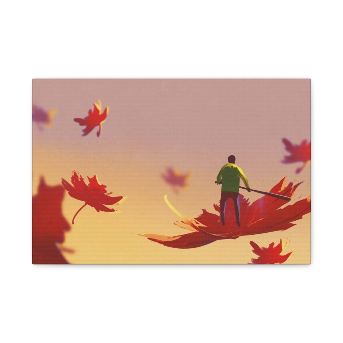 Autumn Leaf Dreamscape – Autumn Leaves Wall Art, Premium Matte Canvas, Nature Decor