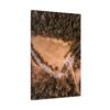 Autumn Forest Heartland Aerial Forest Wall Art, Premium Matte Canvas Nature Decor