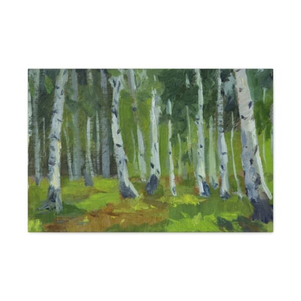 12039259944318109739_2048.jpeg Whispering Birch Forest Wall Art – Impressionist Landscape Canvas for Modern Interiors